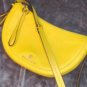 Yellow MK crossbody